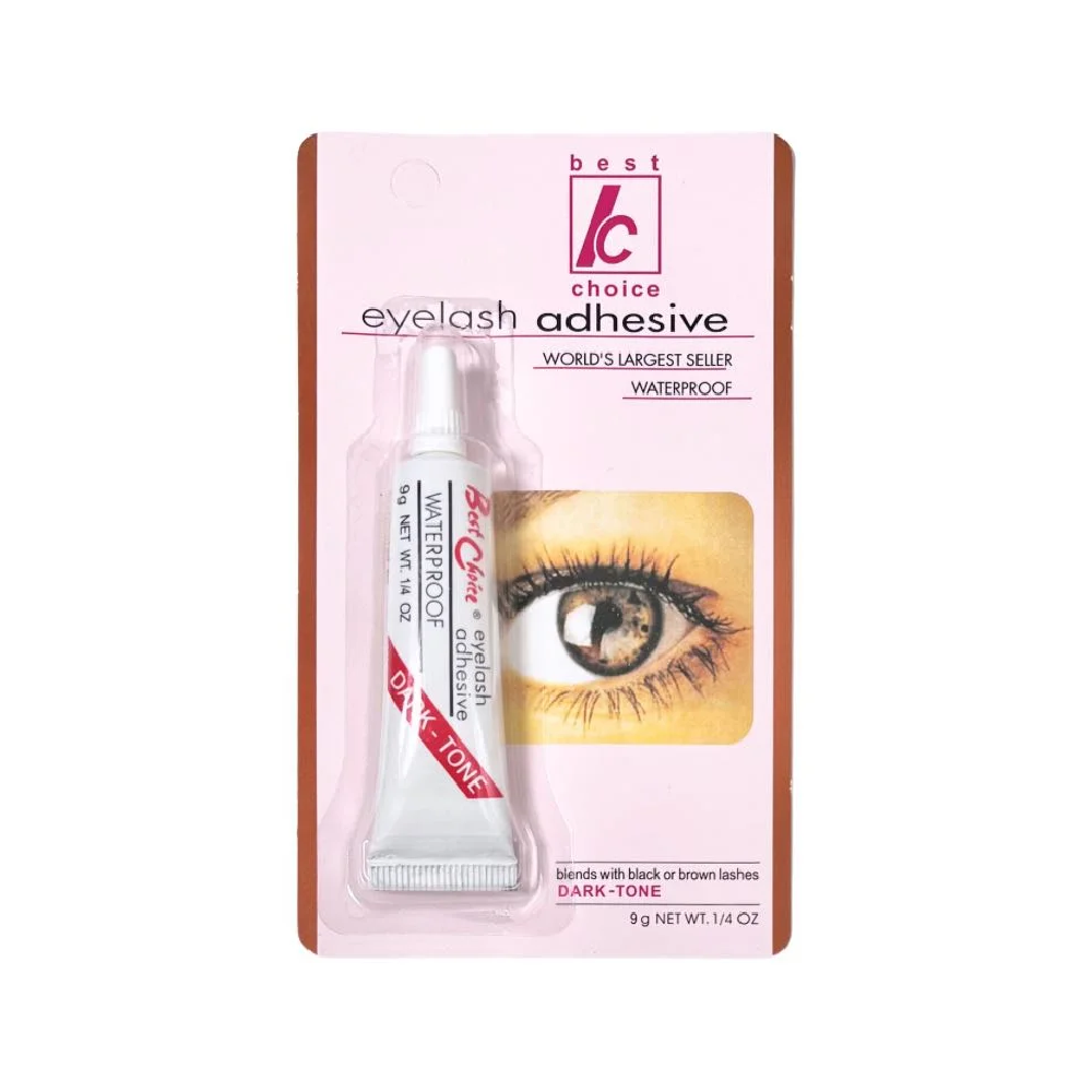 BEST CHOICE EYELASH ADHESIVE DARK TONE 7 GM Default Title - MamasJan Makeup