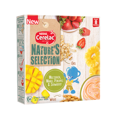 NESTLE CERELAC NATURES SELECTION MANGO PINEAPPLE & STRAWBERR Default Title - MamasJan Grocery
