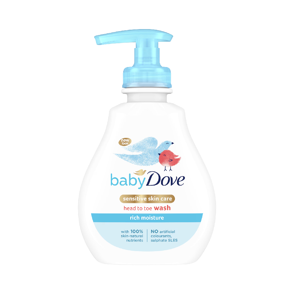 DOVE BABY HEAD TO TOE WASH RICH MOISTURE 200 ML Default Title - MamasJan Grocery Nonfood