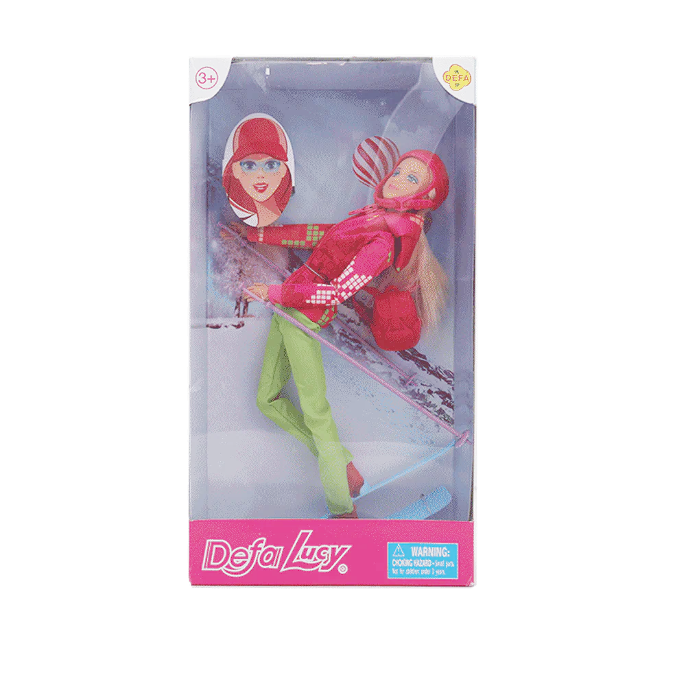 8373 Defa-Lucy Snow Sketting Doll (+3 Year) Default Title - MamasJan Toys