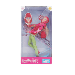 8373 Defa-Lucy Snow Sketting Doll (+3 Year) Default Title - MamasJan Toys
