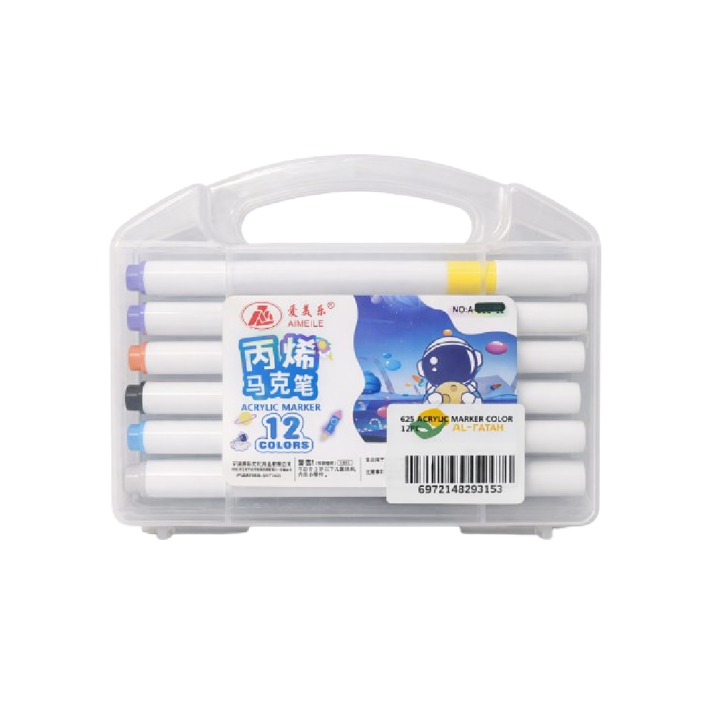 625 ACRYLIC MARKER COLOR 12PC Default Title - MamasJan Toys