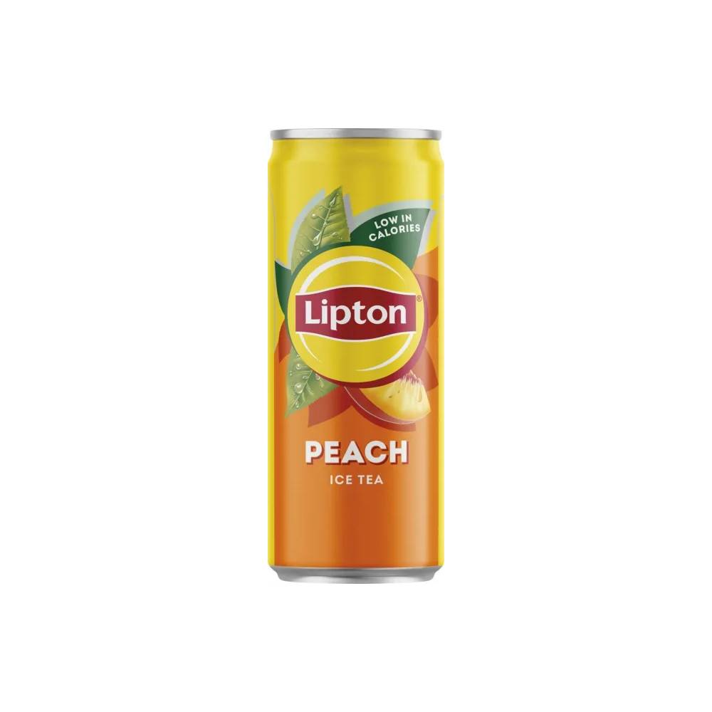 LIPTON DRINK PEACH ICE TEA TIN 320 ML Default Title - MamasJan Grocery