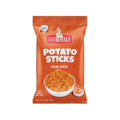 GO ROYALE POTATO STICKS PERI PERI 120 GM Default Title - MamasJan Grocery