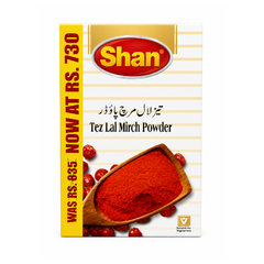 SHAN TEZ LAL MIRCH POWDER SAVE RS.730 400 GM Default Title - MamasJan Grocery
