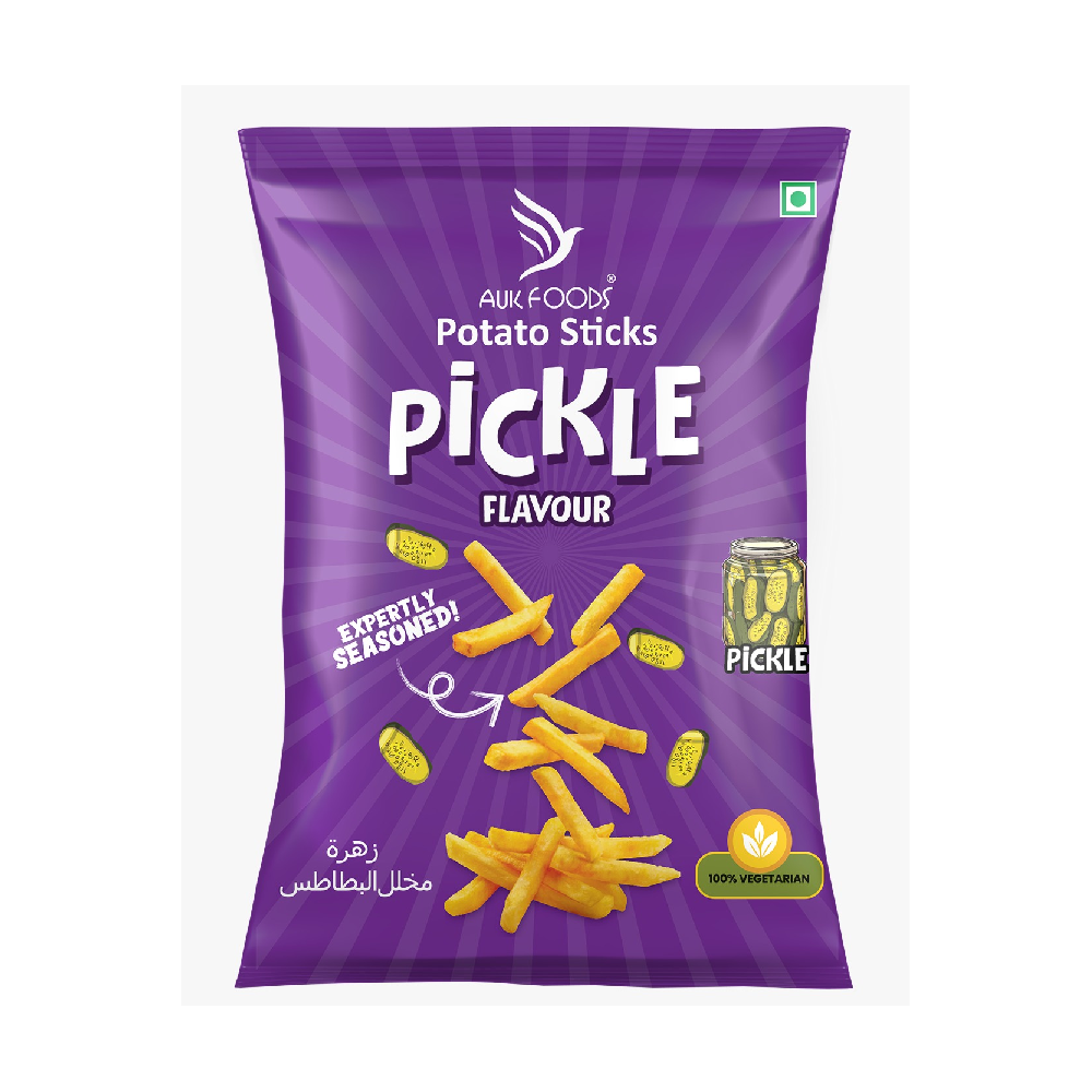 AUK FOODS POTATO STICKS (PICKLE FLAVOUR) Default Title - MamasJan Grocery