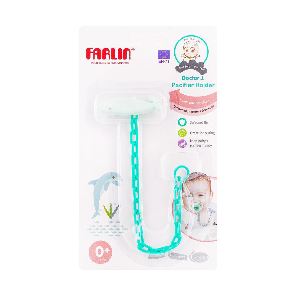 FARLIN BABY PACIFIER HOLDER 0M+ BF-127 Default Title - MamasJan Grocery Nonfood