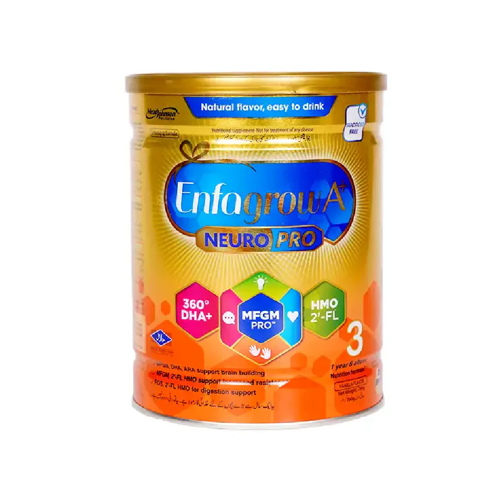 ENFAGROW MILK POWDER VANILLA A+ STAGE 3 TIN 380 GM Default Title - MamasJan Grocery