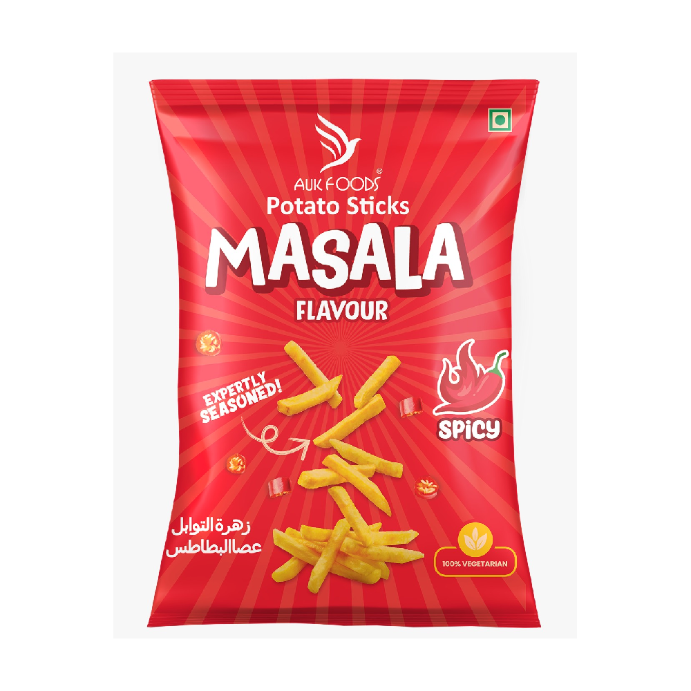 AUK FOODS POTATO STICKS (MASALA FLAVOUR) Default Title - MamasJan Grocery