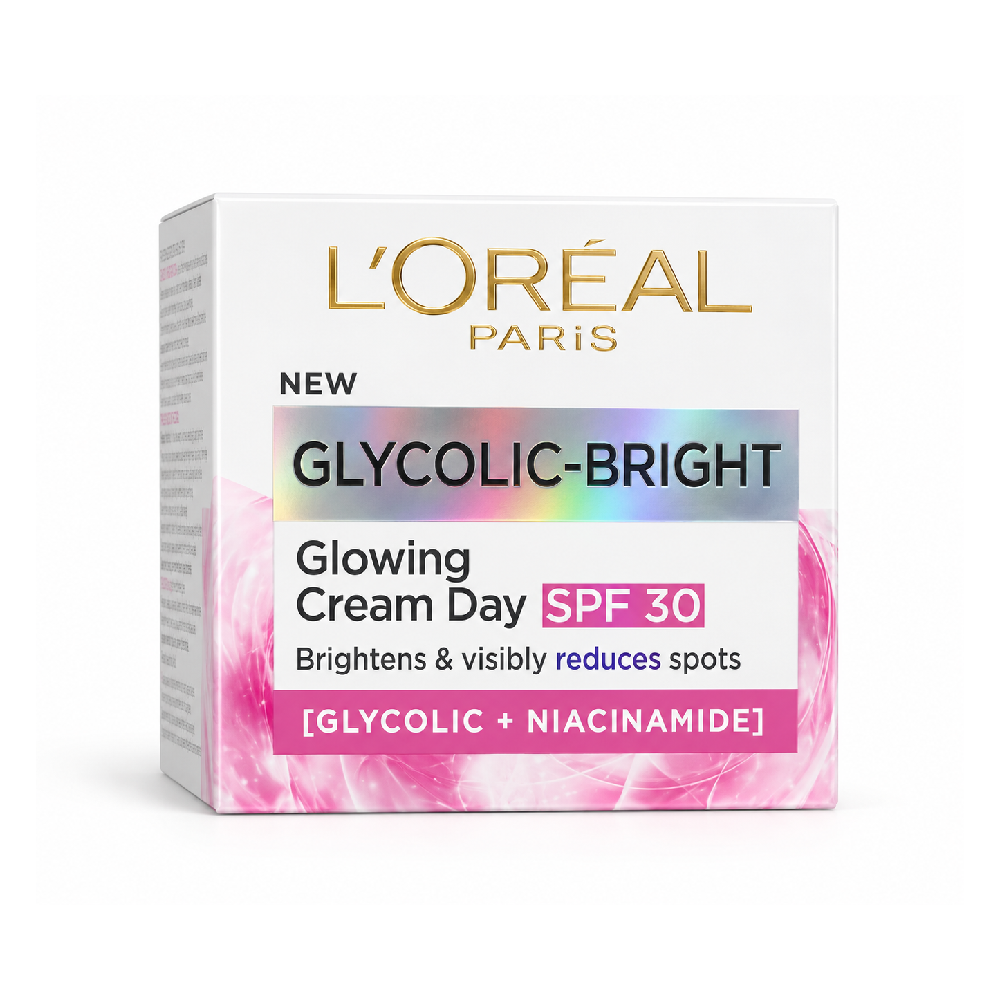 LOREAL GLYCOLIC BRIGHTENING DAY CREAM 50ML Default Title - MamasJan skincare