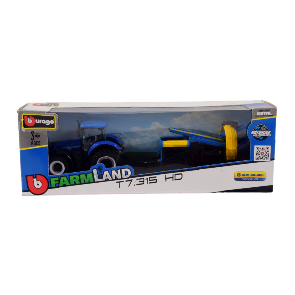 31980 BB 10CM TRACTOR W-DELUXE TRAILER Default Title - MamasJan Toys