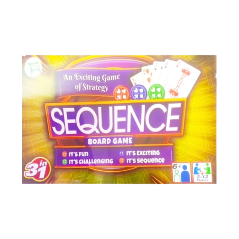 7404 SEQUENCE BOARD GAME 3IN1 Default Title - MamasJan Toys