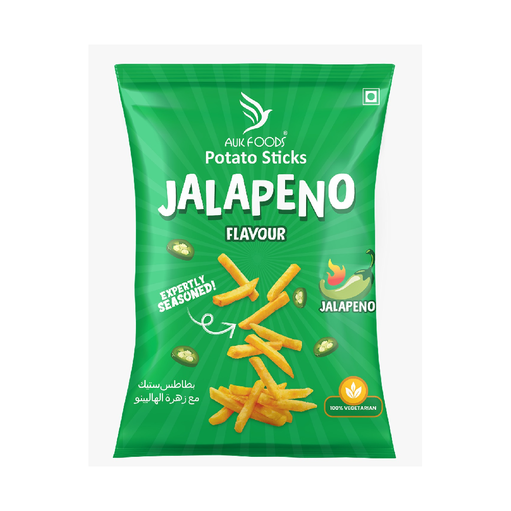 AUK FOODS POTATO STICKS (JALAPENO FLAVOUR) Default Title - MamasJan Grocery