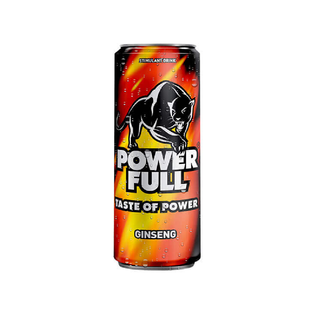 POWERFULL GINSENG DRINK CAN 250ML Default Title - MamasJan Grocery