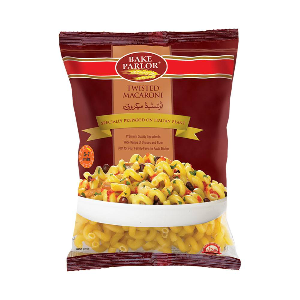 BAKE PARLOR TWISTED MACARONI 400 GM Default Title - MamasJan Grocery