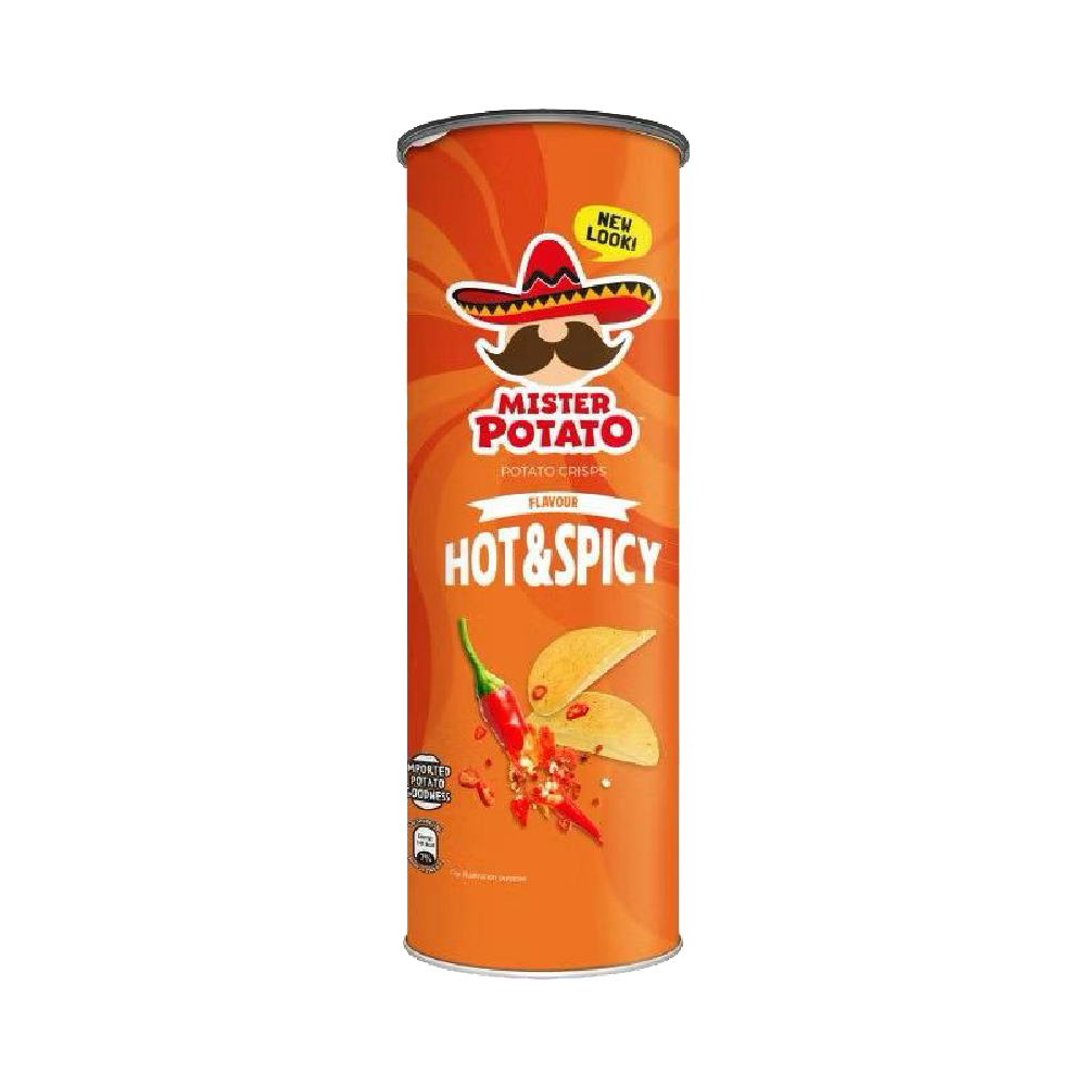 MISTER POTATO CHIPS HOT & SPICY 100 GM Default Title - MamasJan GroceryFoods