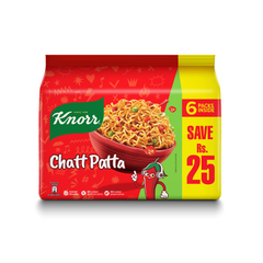 KNORR NOODLES CHATT PATTA SAVE RS.25 PROMO 1X6 300 GM Default Title - MamasJan GroceryFoods