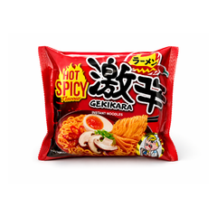 NISSIN GEKIKARA RAMEN NOODLES HOT MUSHROOM 109 GM Default Title - MamasJan Grocery