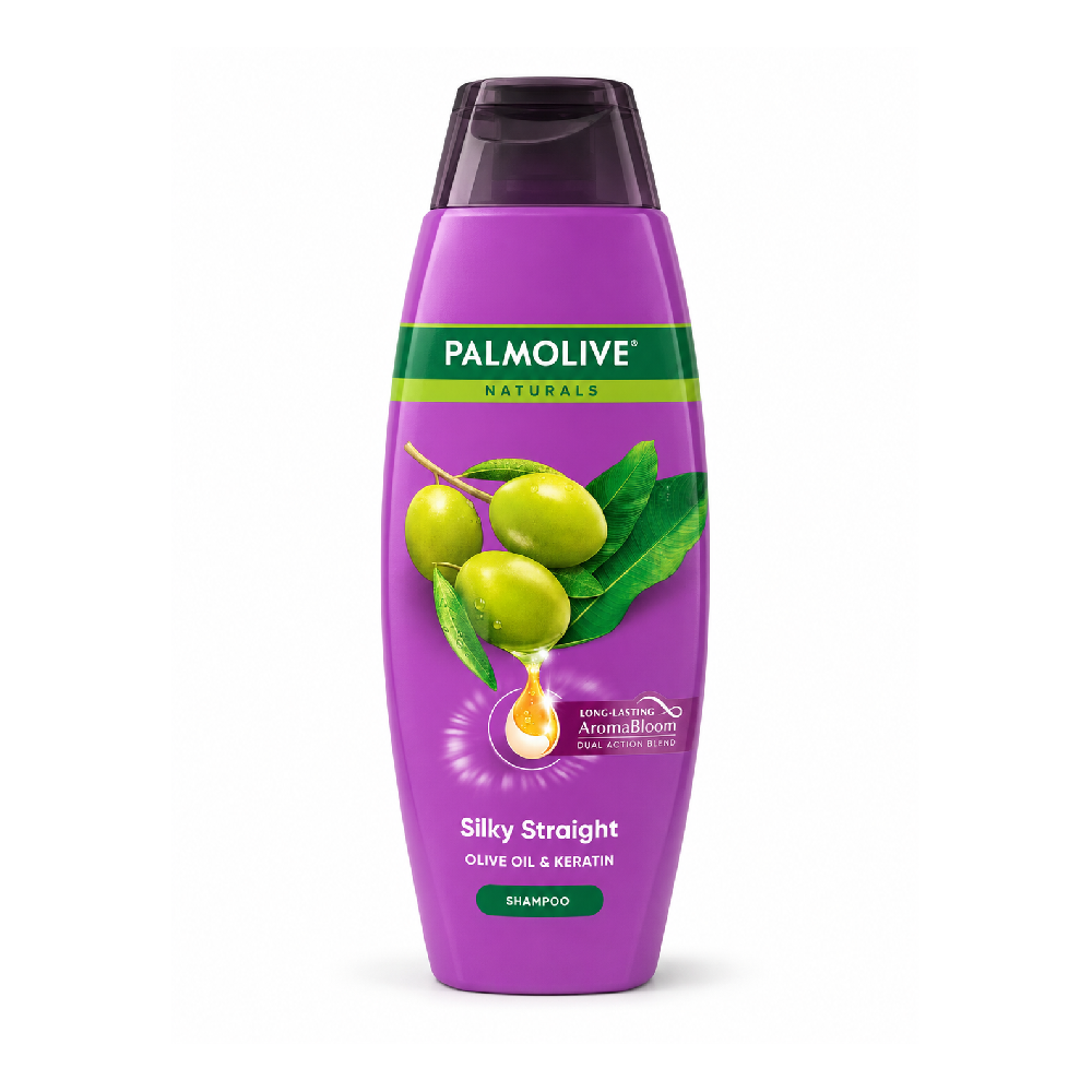 PALMOLIVE SHAMPOO SILKY STRAIGHT KERATIN 375 ML Default Title - MamasJan Grocery Nonfood