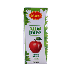 SHEZAN ALL PURE APPLE JUICE 200 ML Default Title - MamasJan Grocery