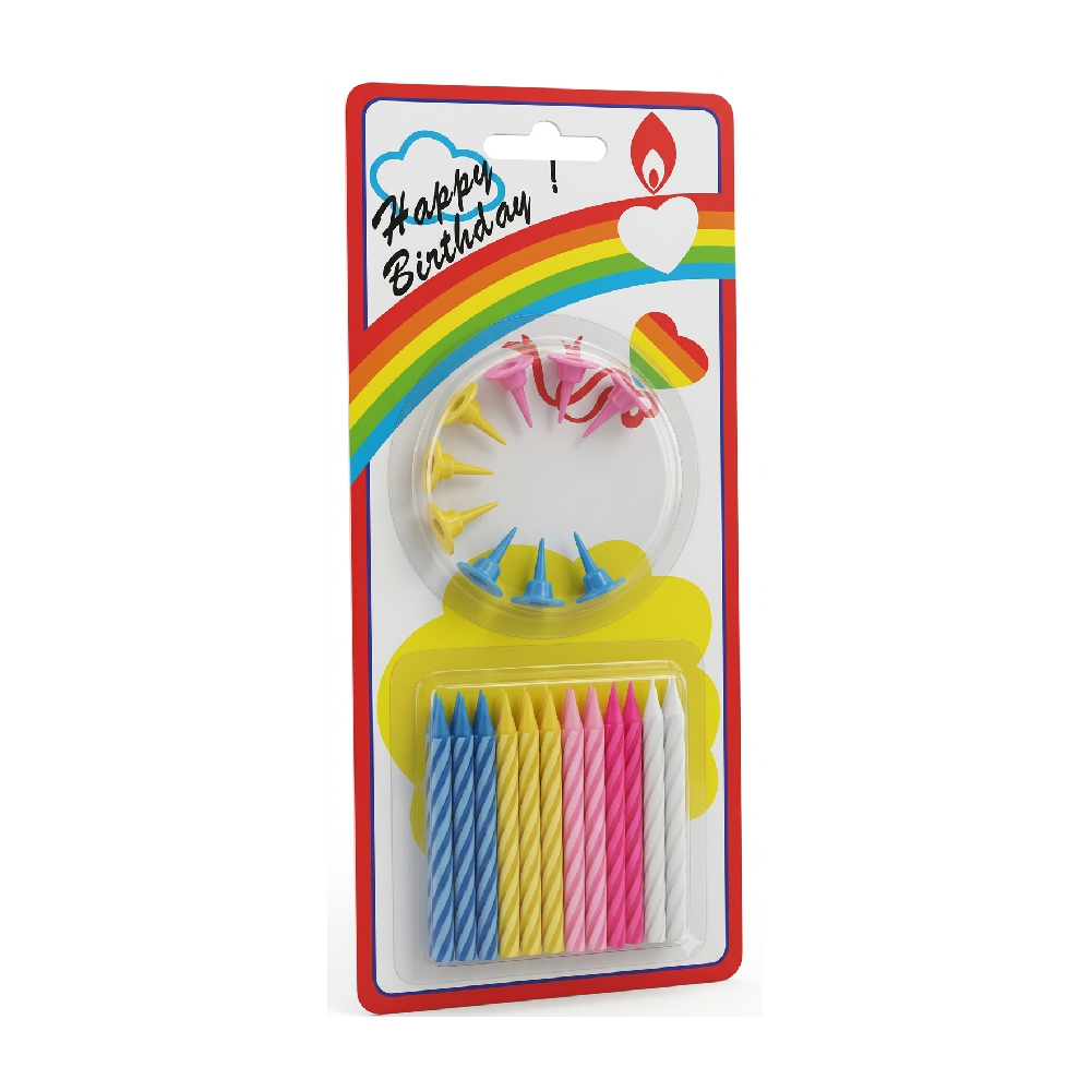 CLASSY BIRTHDAY CANDLE SPECIAL PARTY 4 Piece Default Title - MamasJan Grocery Non Foods