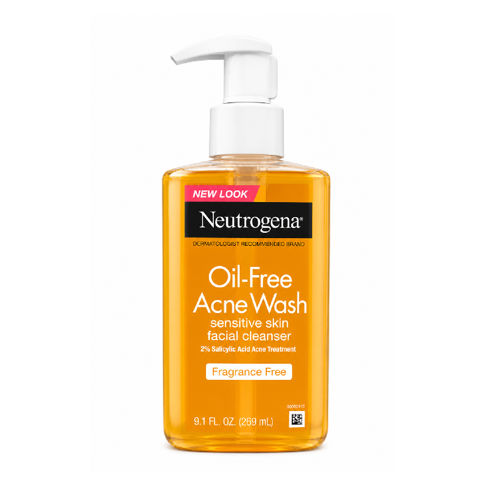 NEUTROGENA OIL FREE ACNE WASH SENSTIVE SKIN 269ML Default Title - MamasJan skincare