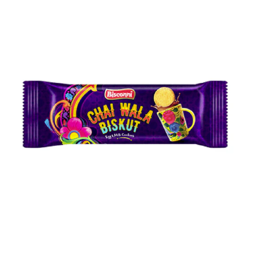 BISCONNI CHAI WALA BISKUT EGG & MILK COOKIES 66 GM Default Title - MamasJan Grocery