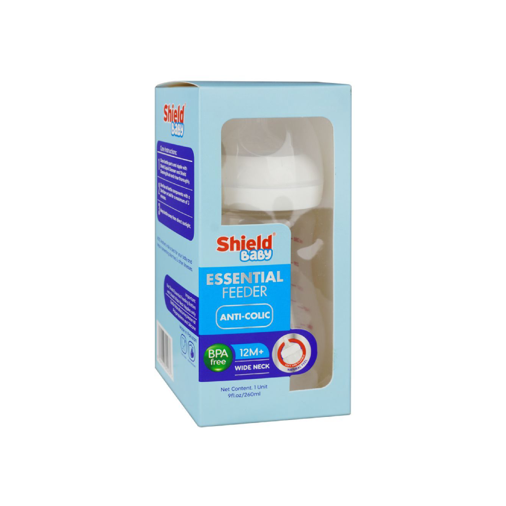 SHIELD FEEDER WIDE NECK ESSENTIAL 260 ML Default Title - MamasJan Grocery Nonfood