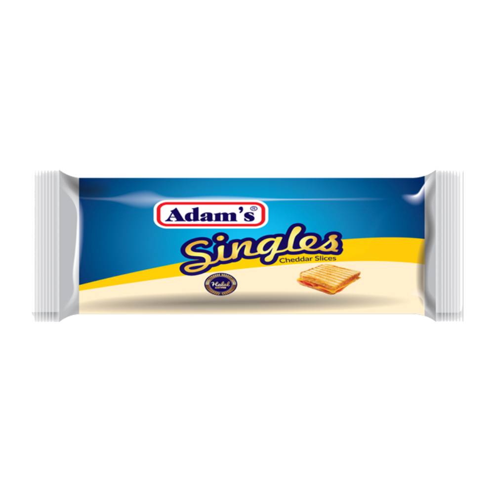 ADAMS SINGLES CHEDDAR CHEESE 1 KG Default Title - MamasJan Grocery