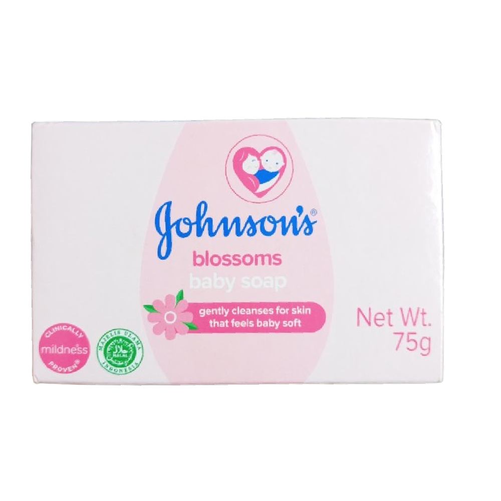 JOHNSONS BABY SOAP BLOSSOMS 75 GM Default Title - MamasJan Grocery Nonfood