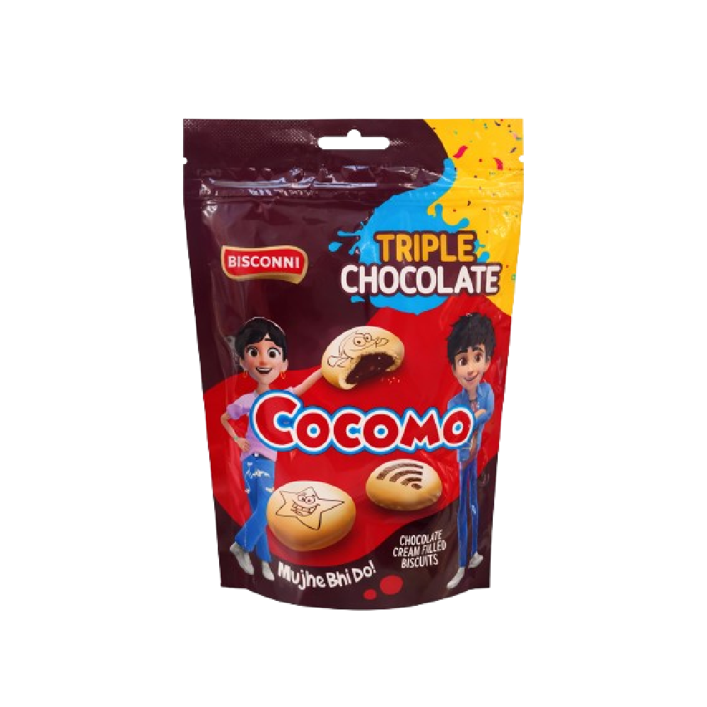 BISCONNI COCOMO CHOCOLATE BISCUIT PARTY PACK 54 GM Default Title - MamasJan Grocery