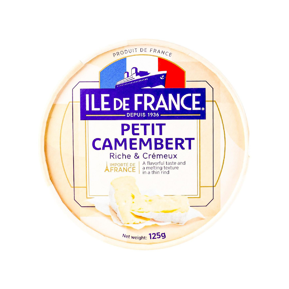 ILE PETIT CAMEMBERT CHEESE 125GM Default Title - MamasJan Grocery