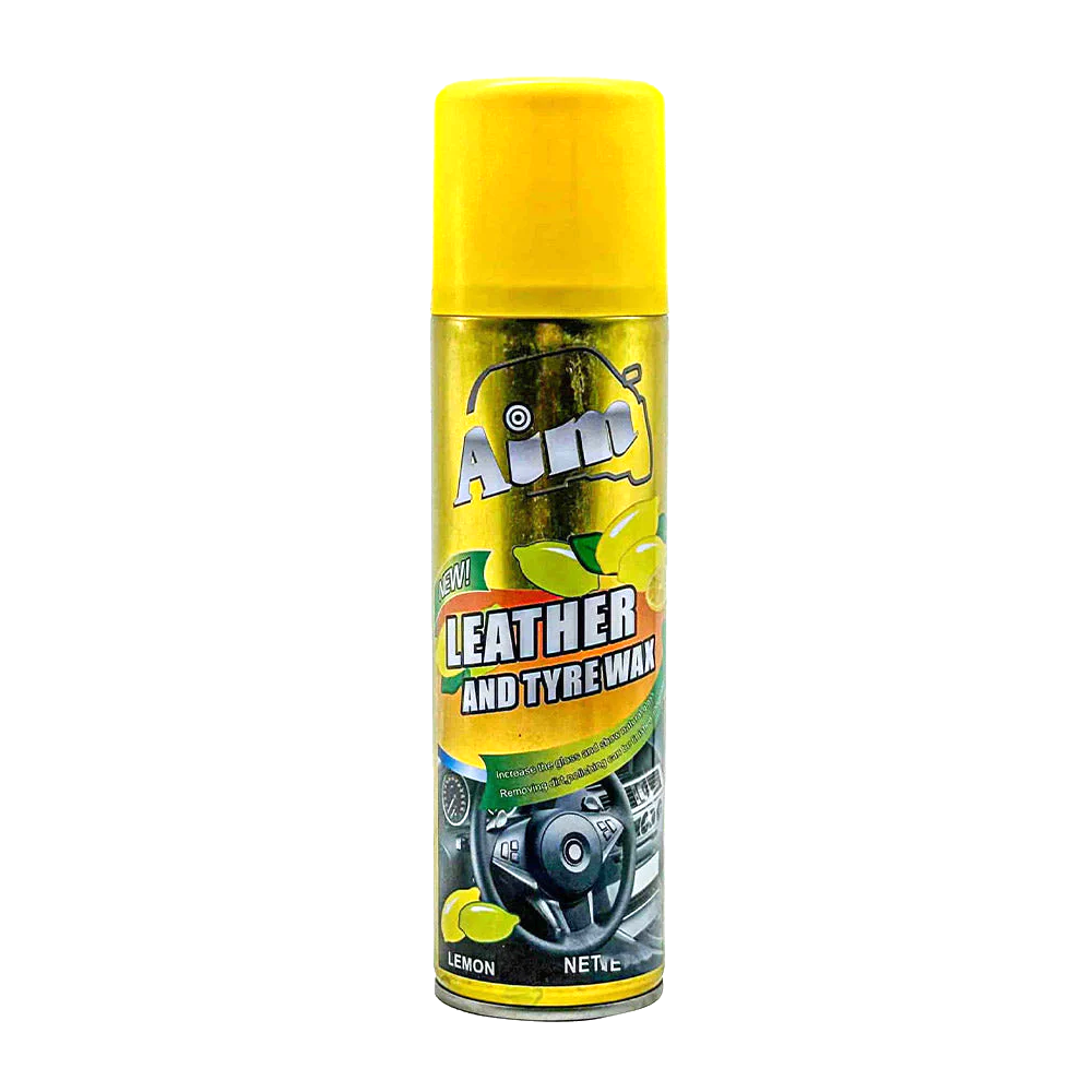 AIM LEATHER AND TYRE WAX LEMON 450 ML Default Title - MamasJan Grocery Nonfood