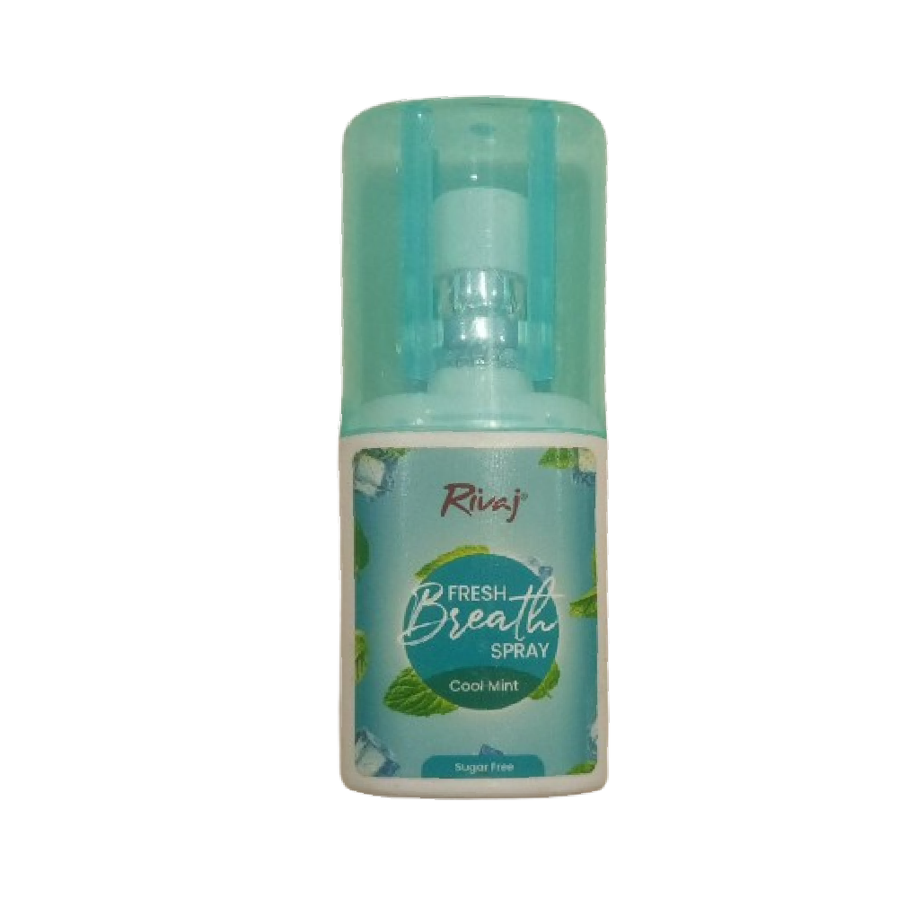 RIVAJ COOL MINT BREATH SPRAY SWEET BREATH APRAY COOL MINT 20 Default Title - MamasJan Grocery Nonfood