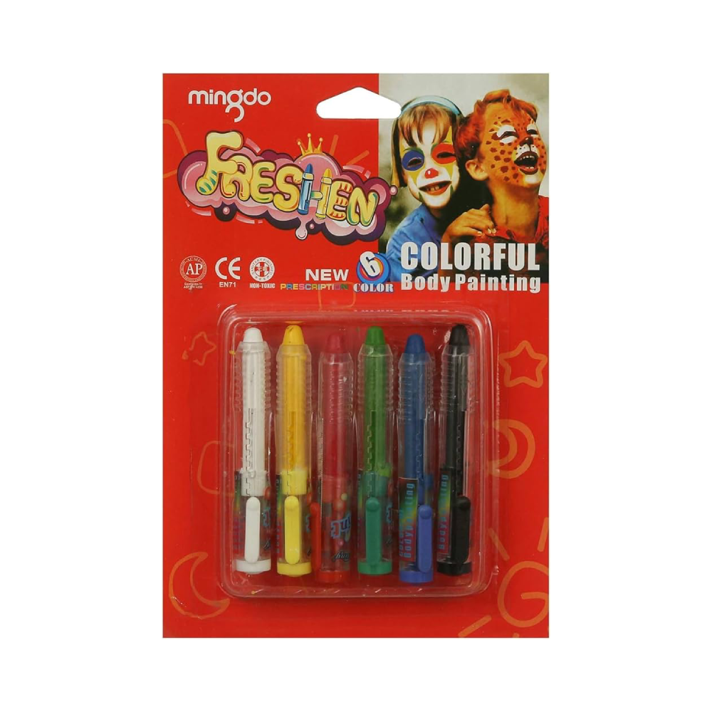 AP302-6 ABBY PAINT STICK 6COLOR Default Title - MamasJan Toys