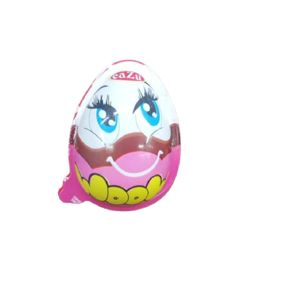 EAZU MILK CHOCOLATE SURPRISE EGG BOY AND GIRL 15 GM Default Title - MamasJan Grocery Food