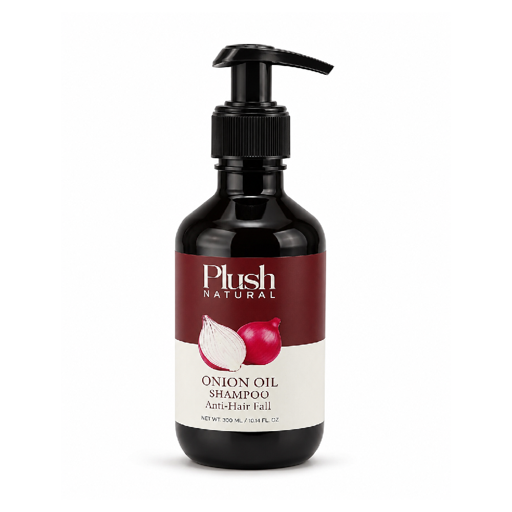 PLUSH NATURAL ONION OIL SHAMPOO 300ML Default Title - MamasJan haircare
