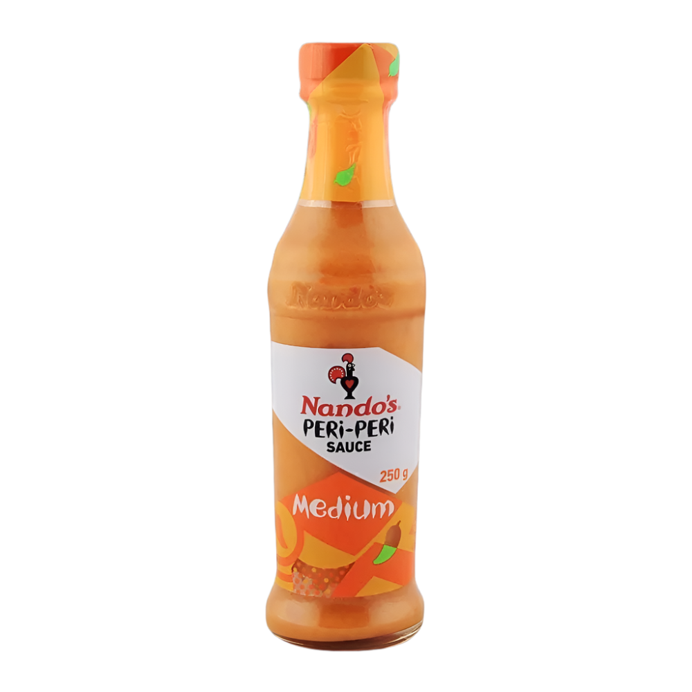 NANDOS PERI PERI SAUCE MEDIUM 250 GM Default Title - MamasJan Grocery