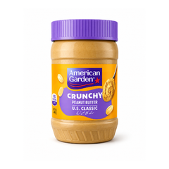 AMERICAN GARDEN PEANUT BUTTER CHUNKY 454 GM Default Title - MamasJan Grocery