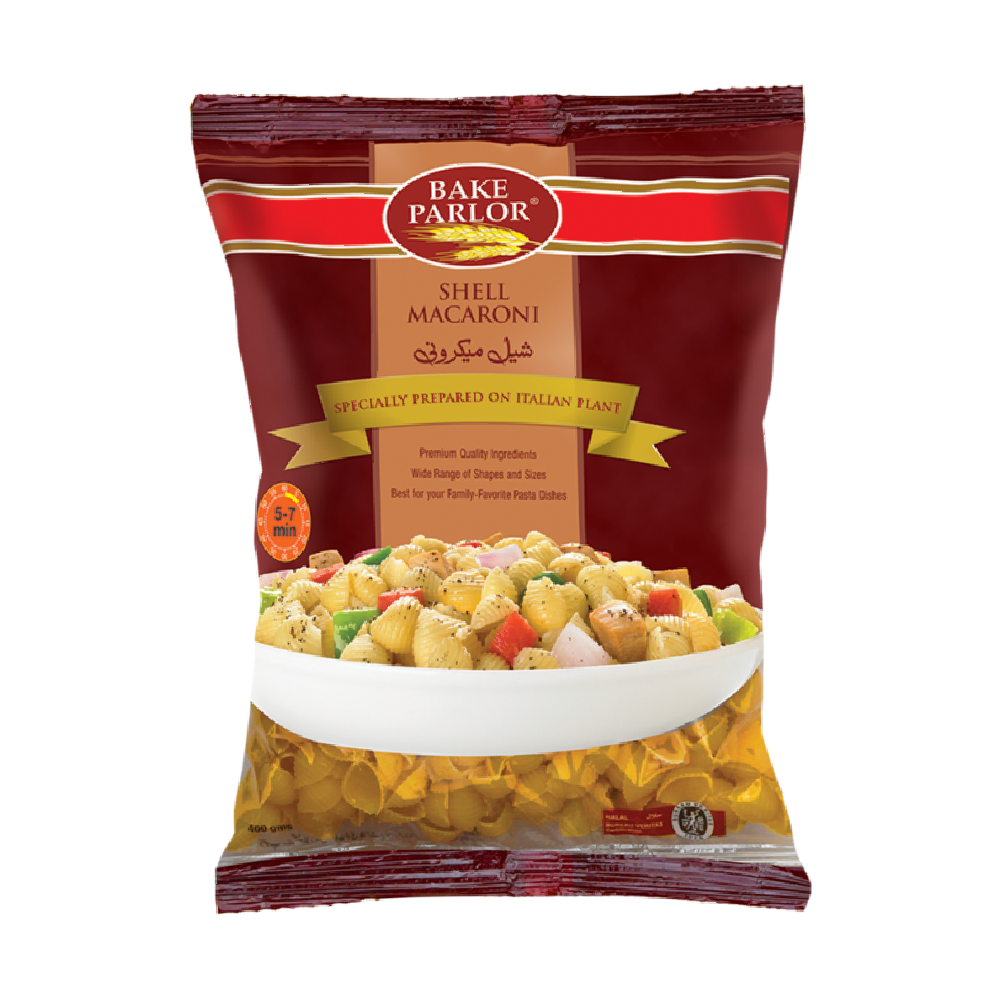 BAKE PARLOR SHELL MACARONI 400 GM Default Title - MamasJan Grocery