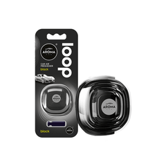 AROMA CAR AIR FRESHENER LOOP GEL BLACK Default Title - MamasJan Grocery Nonfood
