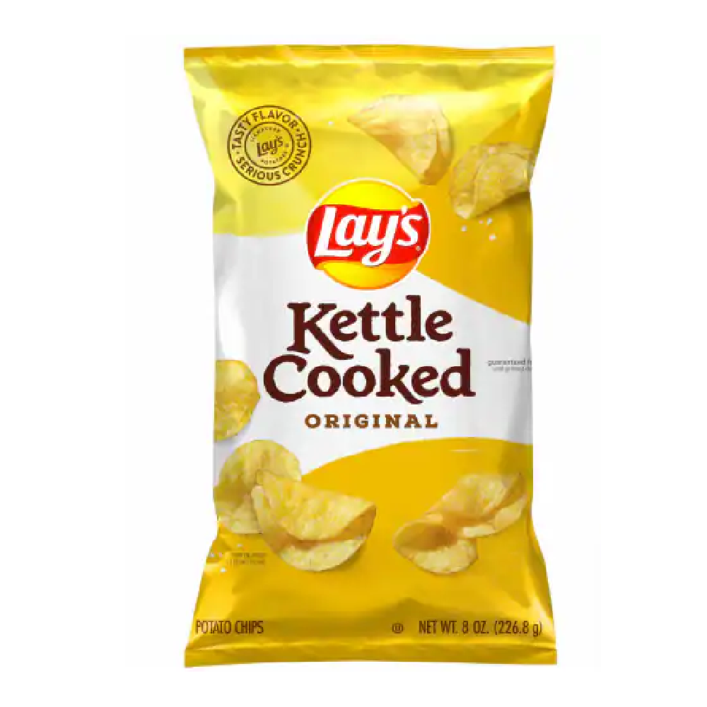 LAYS KETTLE COOKED CHIPS ORIGINAL 184.2 GM Default Title - MamasJan GroceryFoods