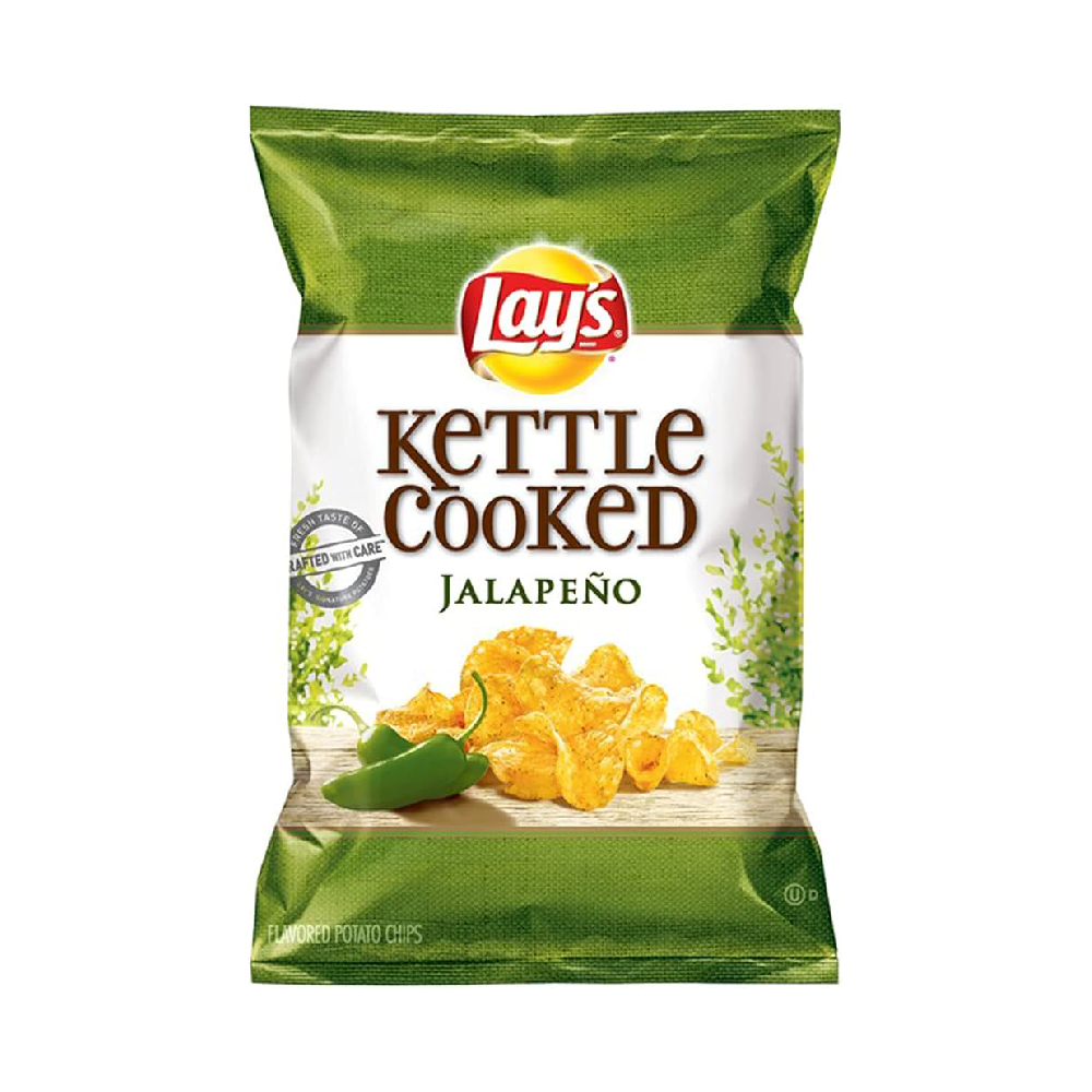 LAYS KETTLE COOKED CHIPS JALAPENO 184.2 GM Default Title - MamasJan GroceryFoods