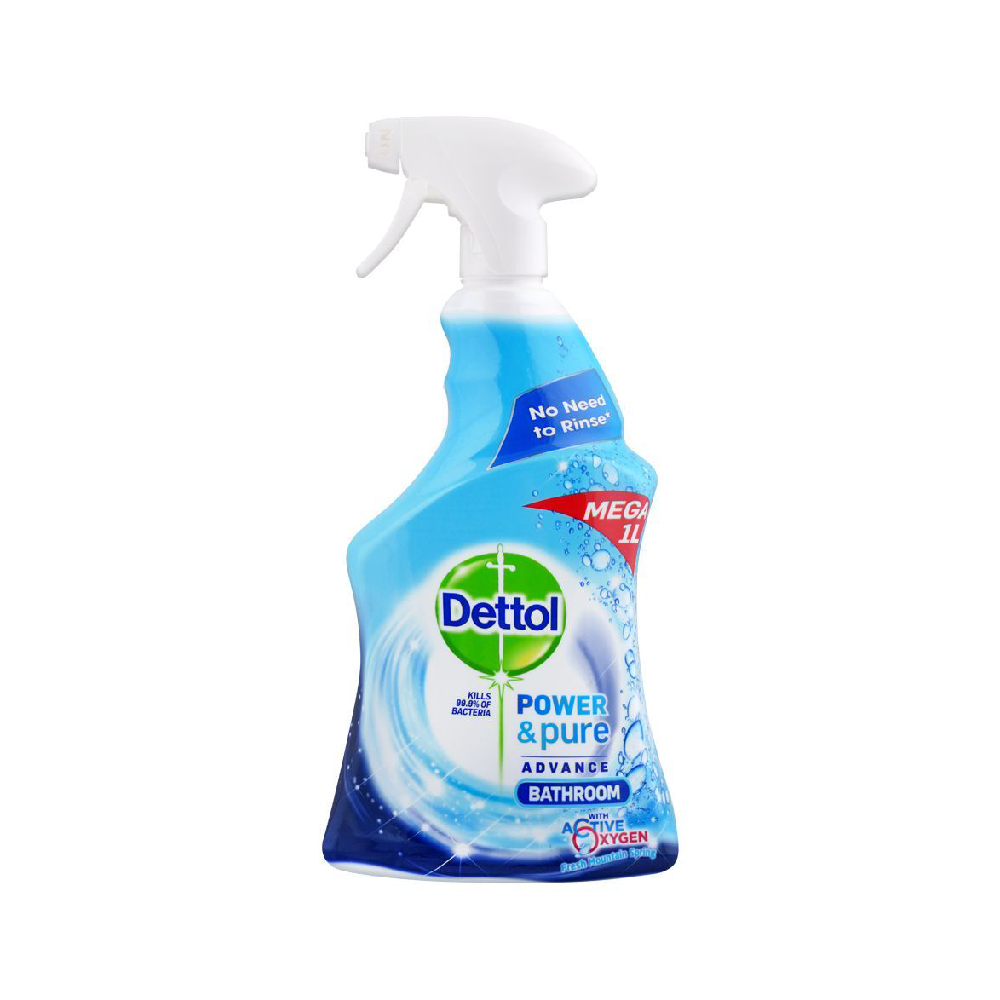 DETTOL BATHROOM CLEANER POWER & PURE ADVANCED 1000 ML Default Title - MamasJan Grocery Nonfood
