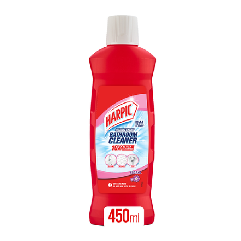 HARPIC BATHROOM CLEANER FLORAL 450 ML Default Title - MamasJan Grocery Nonfood
