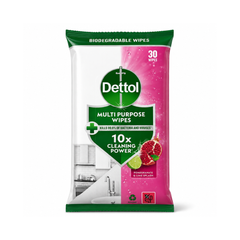 DETTOL WIPES MULTIPURPOSE CLEANING POWER 30PCS Default Title - MamasJan General