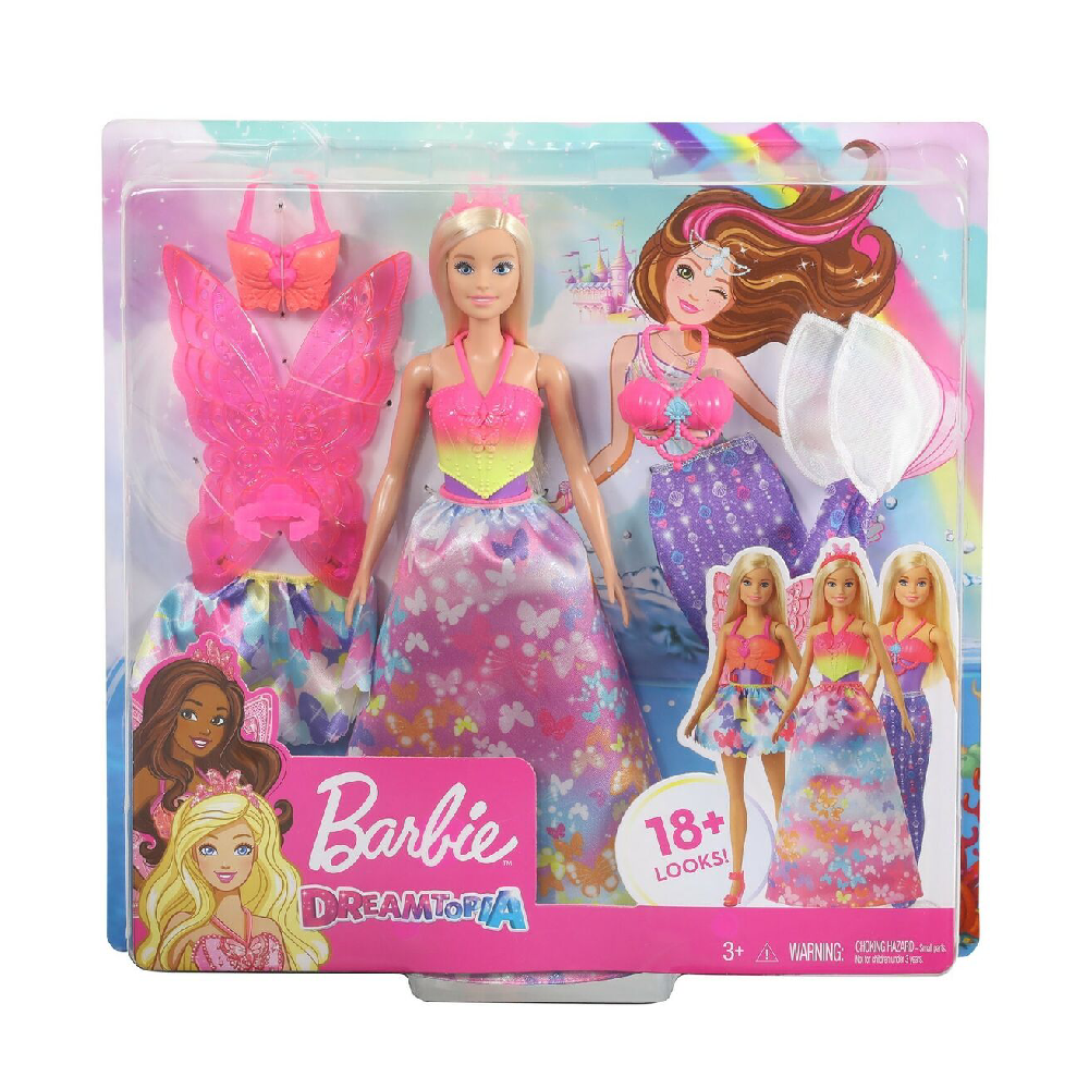 Gjk40 Barbie Doll Dress Up Gift Set Default Title - MamasJan Toys