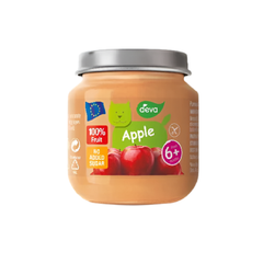DEVA BABY FOOD APPLE 6+MONTHS 125 GM Default Title - MamasJan Grocery