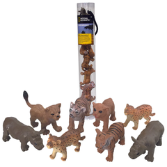 D6314 10 PCS METAMORPHOIS ANIMALS IN TUBE Default Title - MamasJan Toys