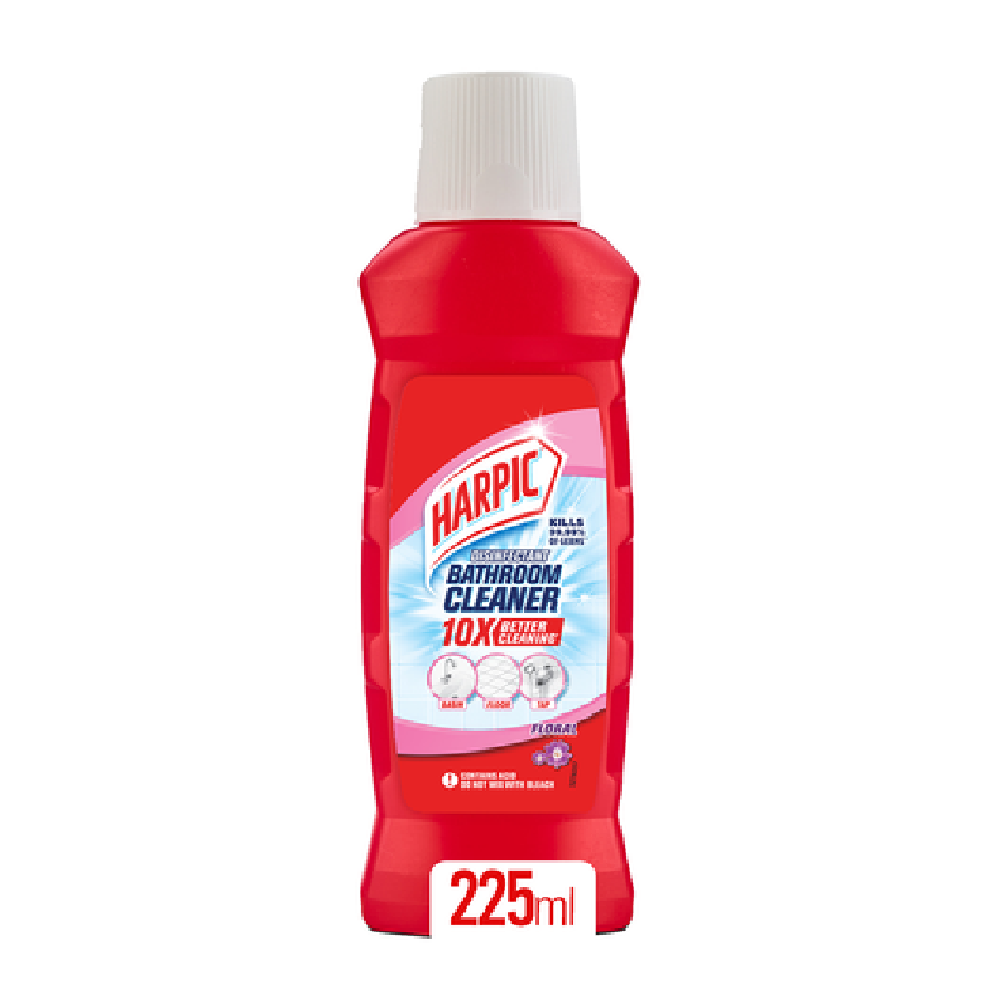 HARPIC BATHROOM CLEANER FLORAL 225 ML Default Title - MamasJan Grocery Nonfood